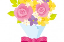 花束のイラスト