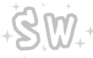 シルバーウィークを表す「SW」の文字のイラスト