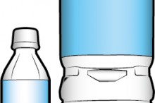 ペットボトルに入ったスポーツドリンクのイラスト